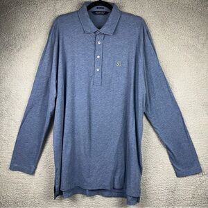 Polo Golf Ralph Lauren Shirt Mens XL Blue Classic Fit Stretch Lisle The Memorial